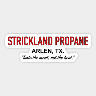 Strickland Propane Sticker